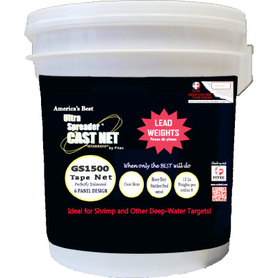 Fitec Pro Select GS-1500 series cast net bucket